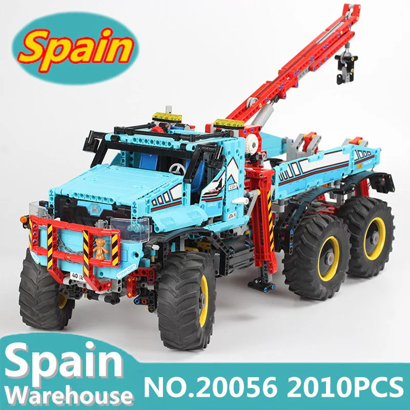 20056 Lepinblocks Technic 20005 автокран Mk II Arocs строительные блоки для грузовиков набор 42009 42043 детские игрушки для детей подарок King Bricks - Цвет: 20056
