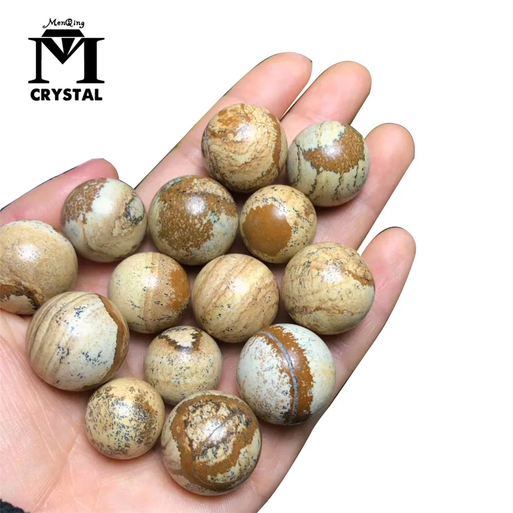 2020 Прямая поставка шар из натурального окрашенного камня реквизит для