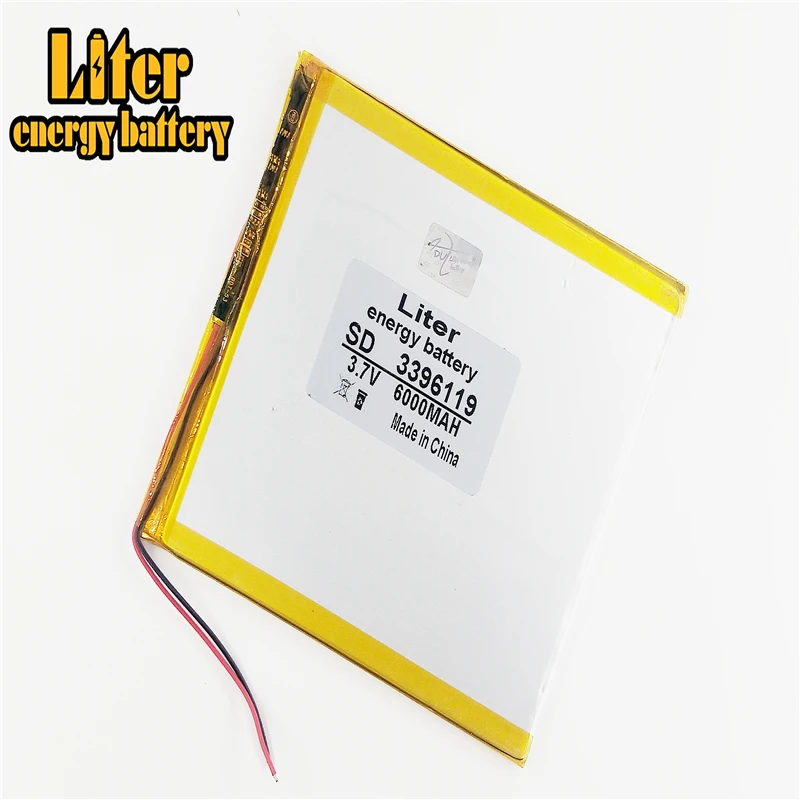 3 7 V 6000mah Большая емкость Ультра тонкий Средний планшет полимерный литиевый