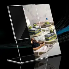 Прозрачная акриловая подставка для дисплея A6 настольная полка