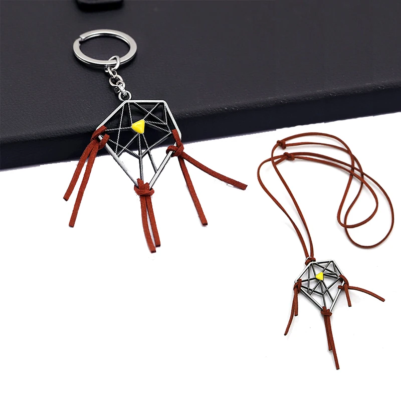 

New Game Death Stranding Keychain Sam's Dream Catcher Keyrings Alloy Pendant Amulet Amelie Bridget Beach Bag Car Jewelry llavero