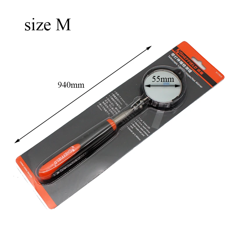 

2021 new high-quality LED light retractable car chassis retractable inspection mirror