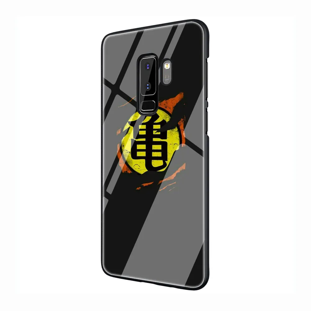G3 Dragon Ball z Супер Братья Марио логотип закаленное Стекло TPU черный чехол для Galaxy S7 Edge S8 S9 S10 Plus, Note 8, 9, 10, A10 20 30 40 50 60 - Цвет: G3