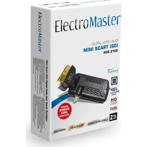 

Спутниковый приемник Electromaster Scart Tkgs'Li, обновление канала спутниковой связи