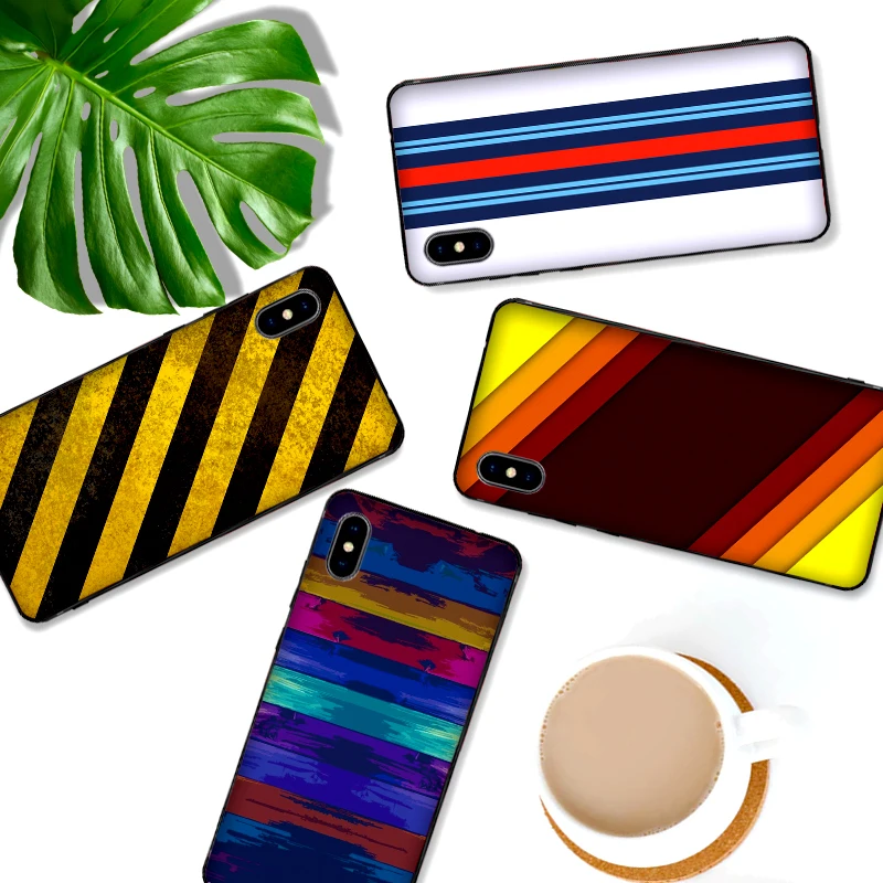 For Xiaomi Redmi 7A K20 pro 6 Note 5 8 Striped color element 7 4X 5A 16G 32G GO Pro case Cover | Мобильные телефоны и