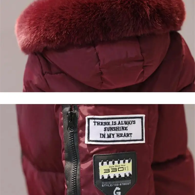 

ZITY 2020 Women Parkas Winter Ladies Casual Long Coats Woman Jackets Winter Women Hooded Fur Collar Cotton Parkas Warm Coat