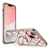 for iphone 13 case 6 1 2021 release i blason cosmo snap marble case with built in rotatable ring holder support car mount