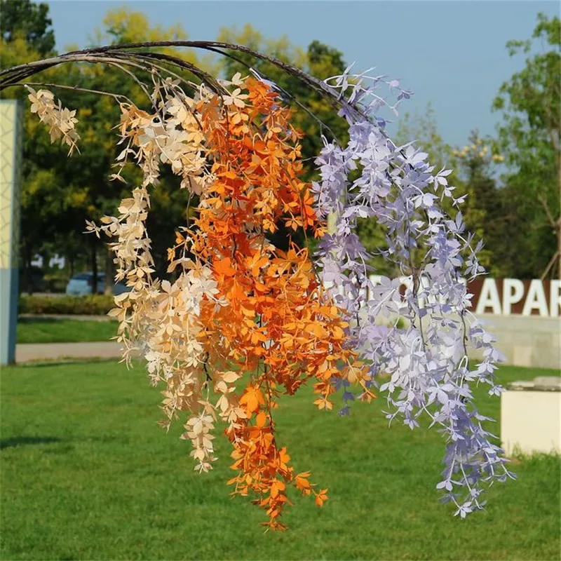 10 шт. поддельные длинные Стволовые клен хлорофилит (4 стебли/шт) 59 84 &quotДлина