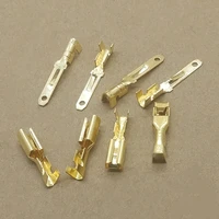 50pcs 2 8 automotive connector male and female insertion spring crimp terminal for 2 8mm housing