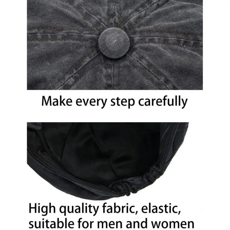 

Fashion Octagonal Cap Newsboy Beret Hat Autumn And Winter Hats Retro Flat Cap Boina Flat Cap for Women Men