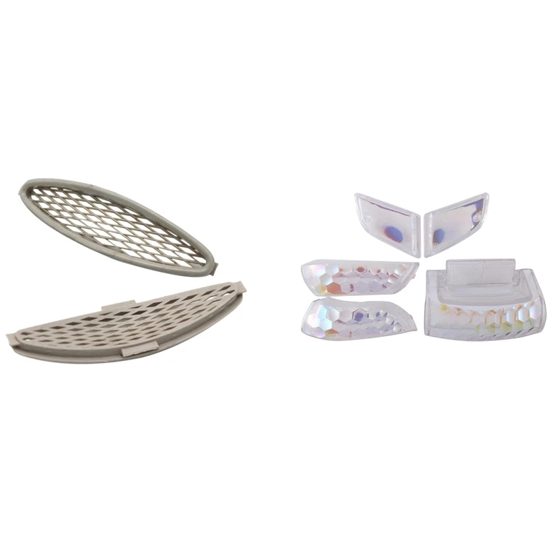 

Motorcycle Front Turn Signal Shell for Honda DIO50 AF17 AF18 AF25 & Motorcycle Pedal Ventilation Net Pedal Vent