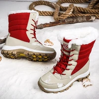 womens 2021 arrival winter high quality plush warm snow boots woman comfortable wear resitant anti odor boots plus size 35 42