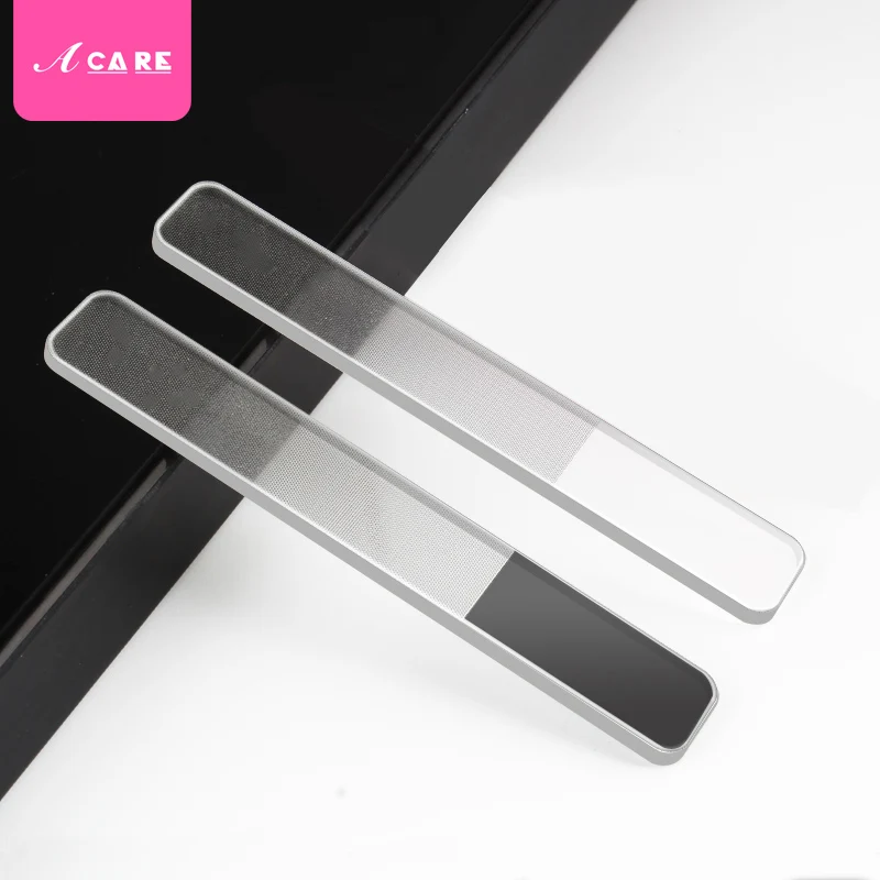 

Glass Nail Files Transparent Sanding Polishing Grinding Nail Buffer Durable File Nail Art Manicure Tool