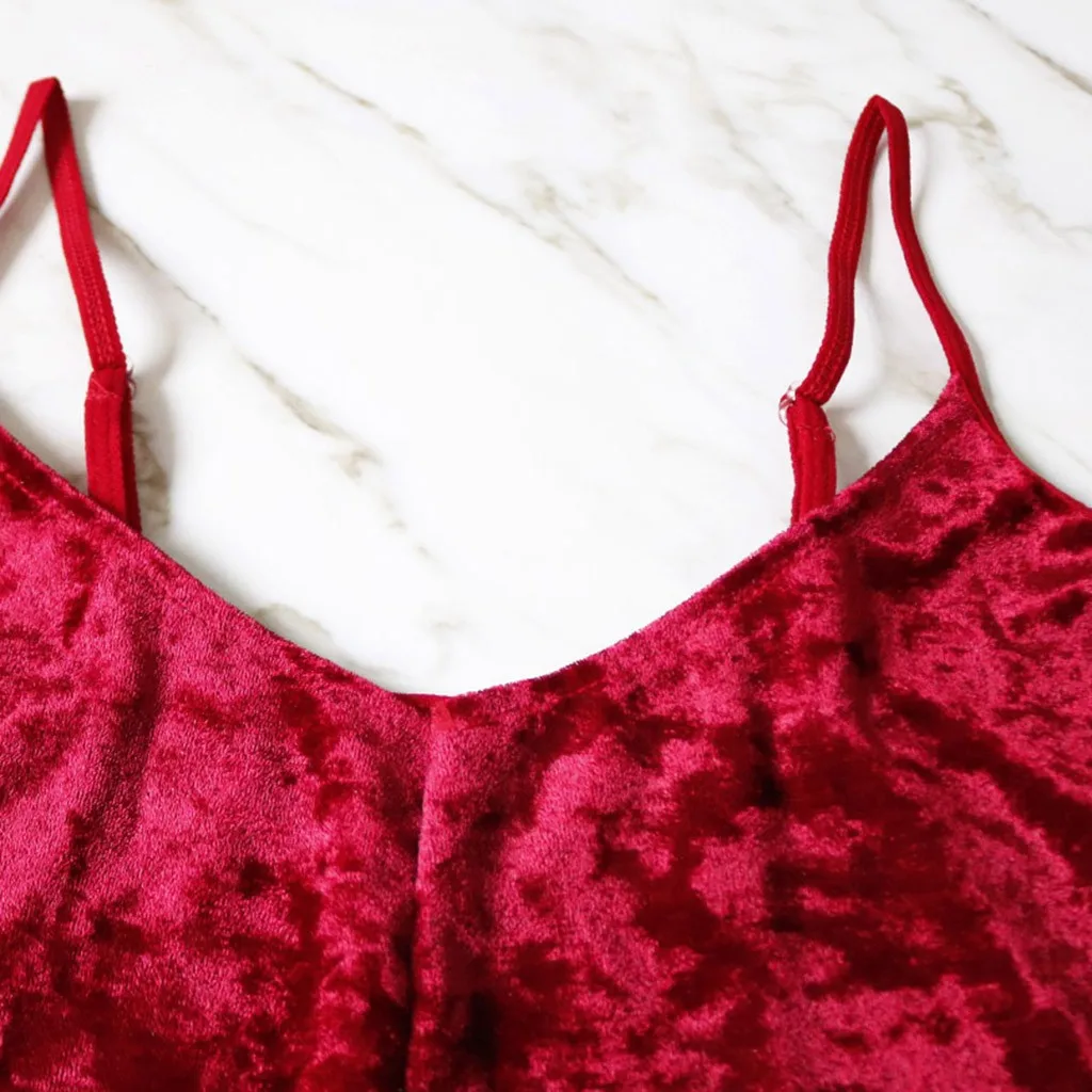 2Pcs Pajama Sets Women's Sexy Spaghetti Strap Velvet Shorts Set Sleepwear Babydoll Lingerie Femme Pyjamas Women Plus Size S-3XL | Женская