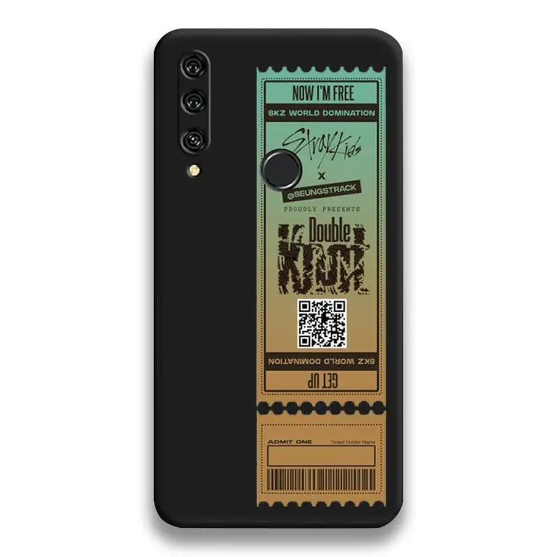 

Stray Kids Air tickets Design Phone Case Huawei Y6P Y8S Y8P Y5II Y5 Y6 2019 P Smart Prime Pro