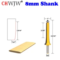 chwjw 1pc 8mm shank louver slat router bit large wood cutting tool woodworking router bits