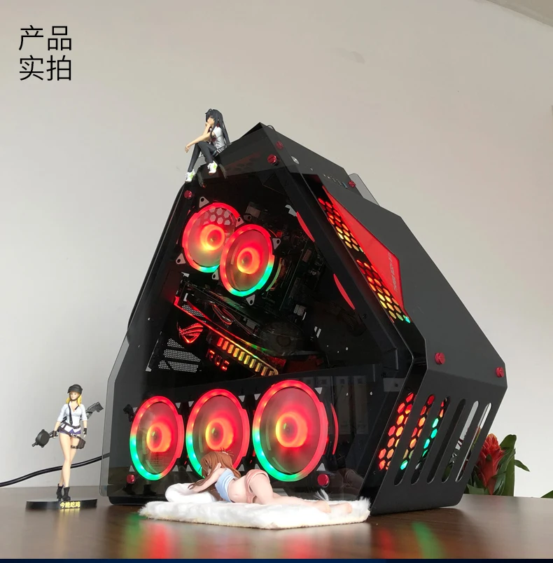 Материнская плата ATX для компьютера чехол s двусторонний прозрачный настольных