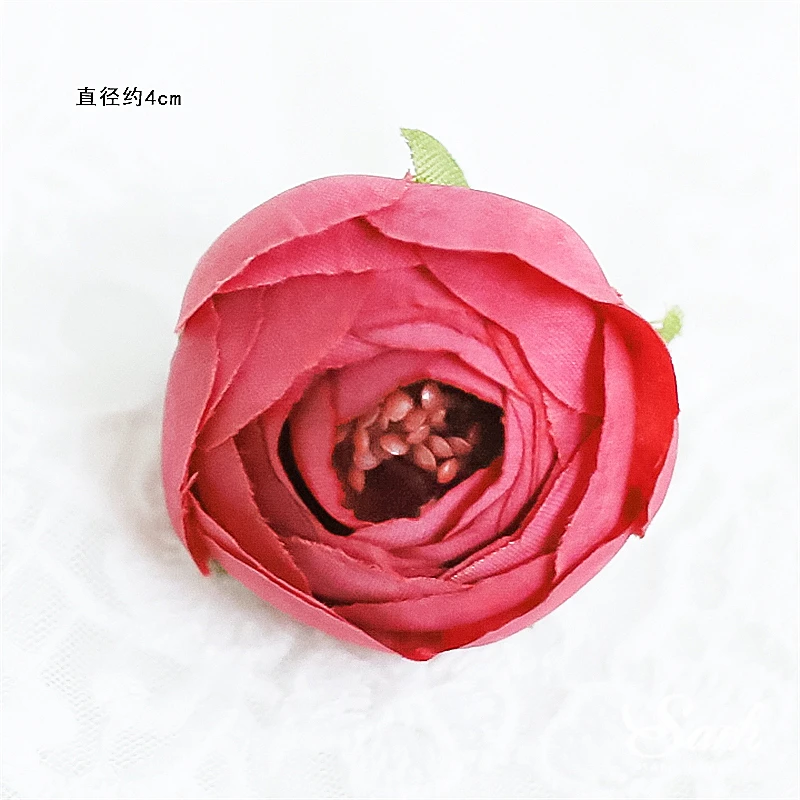 3pc red bud A Свадебные украшения для торта с изящным цветком на крючке, вечерние украшения для торта, украшения для выпечки на годовщину, свадебные десерты, подарки для влюбленных - Цвет: 3pc red bud A
