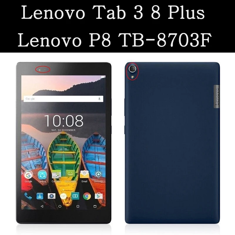 Lenovo Tab 3 8 Plus 8.0 Tablet Bag Flip Leather Case – Protective Stand Cover with Silicone Soft Shell Fundas Capa for P8 TB-8703 image 6