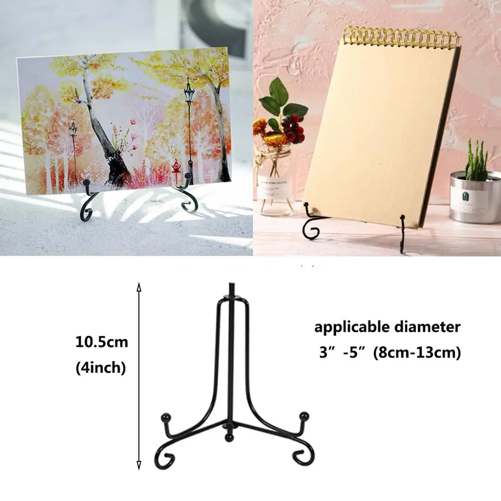 Железные подставки для демонстрации 2 шт. 4 дюйма 10 5 см декоративные тарелки