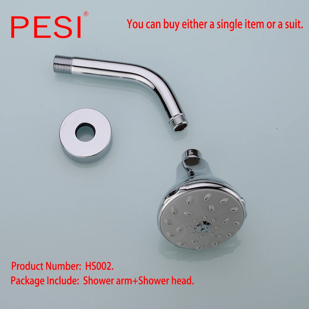 Регулируемая струйная насадка для душа 6 функций экономия воды под высоким