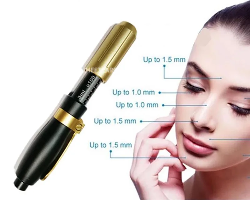 High Pressure Hyaluronic Acid Pen High Density Metal for Anti Wrinkle Lifting Lip Hyaluron Pen Atomizer Lip Filler Injection New