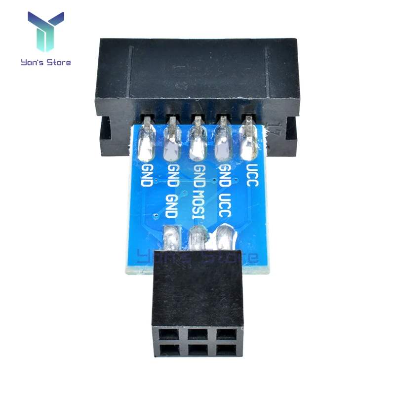 10-контактный Стандартный 6-контактный конвертер diymore для Arduino ATMEL STK500 AVRISP USBASP |