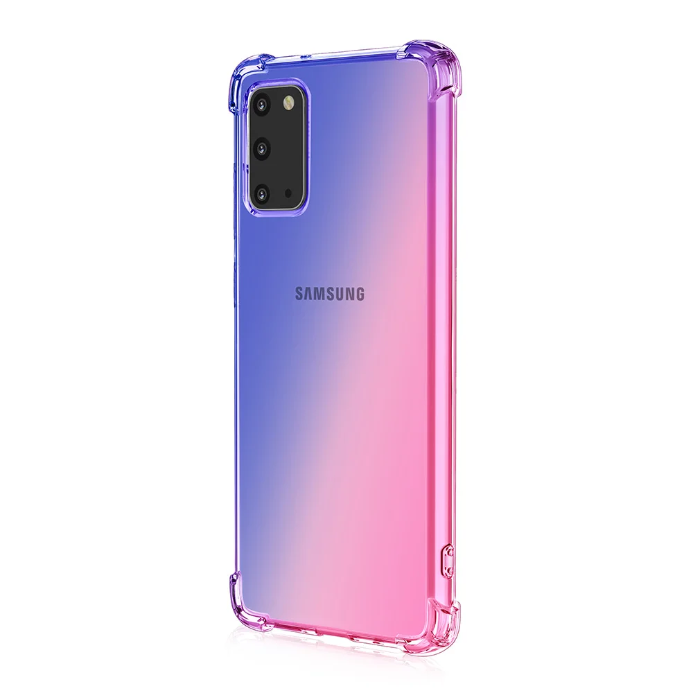Противоударный чехол для Samsung Galaxy A51 A70 A71 A50 A40 A30 A20 A10 Цветной силиконовый S20 S7 S8 S9 S10