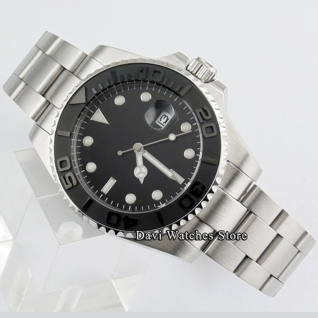 Часы мужские механические стерильные 43/40 мм | Наручные часы