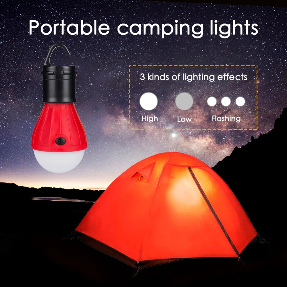 10 шт Мини Портативный Фонарь Кемпинг палатки светильник LED лампа аварийной лампы
