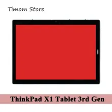 01AW893 01AW894 for ThinkPad X1 Tablet 3rd Gen 20KJ 20KK 3000*2000 40pin Glossy LCD TOUCH ASSEMBLIES LG LP130QP1-SPA1 LPM130M364