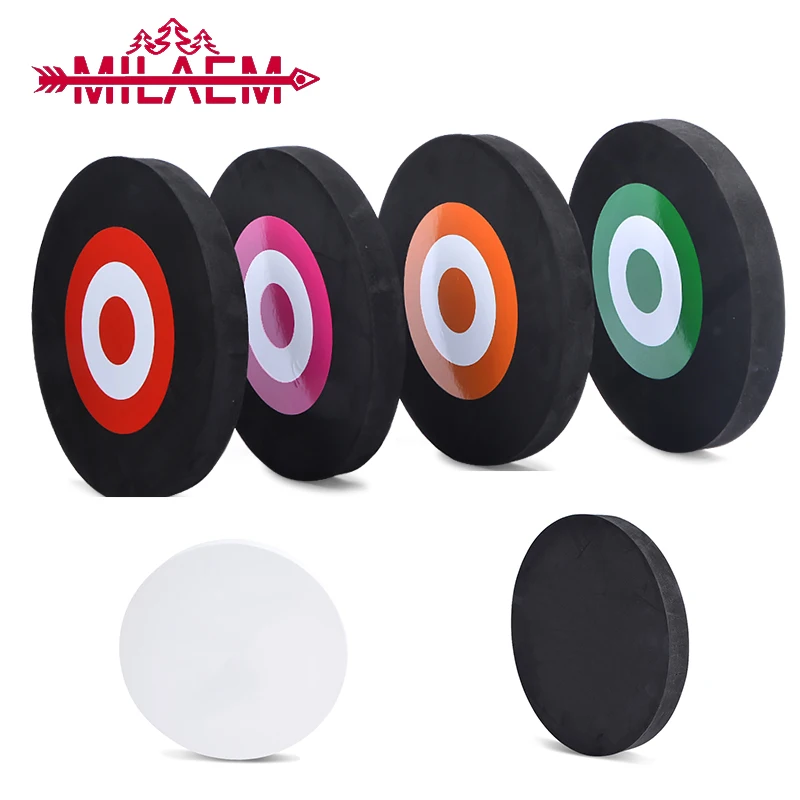 

Archery Shooting Target EVA Foam Black and White Target with 2 Target Paper Compound Recurve Bow Shooting Hunting Accessories