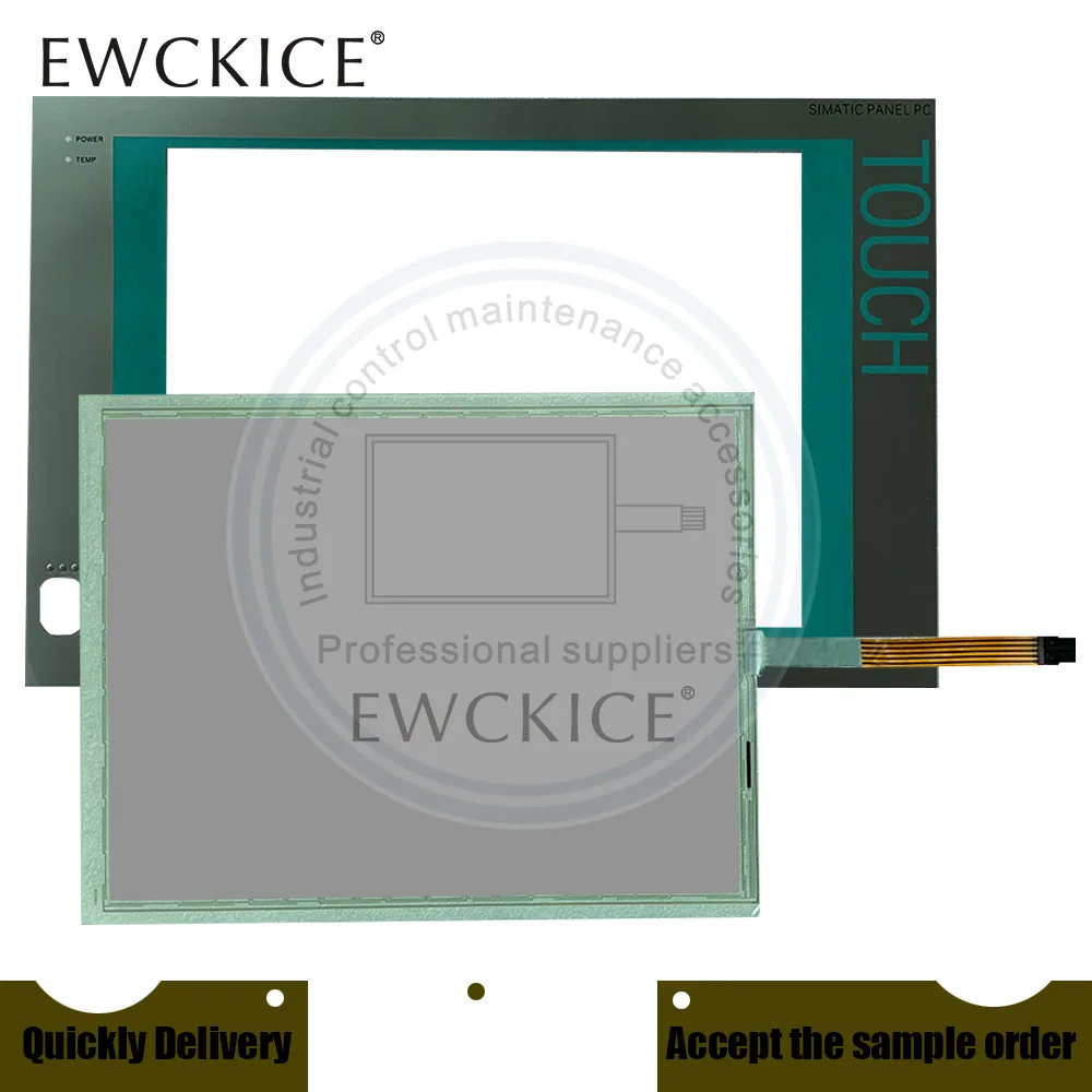 

NEW IPC677C 6AV7890-0HE00-1AA0 6AV7 890-0HE00-1AA0 HMI PLC Touch screen AND Front label Touch panel AND Frontlabel