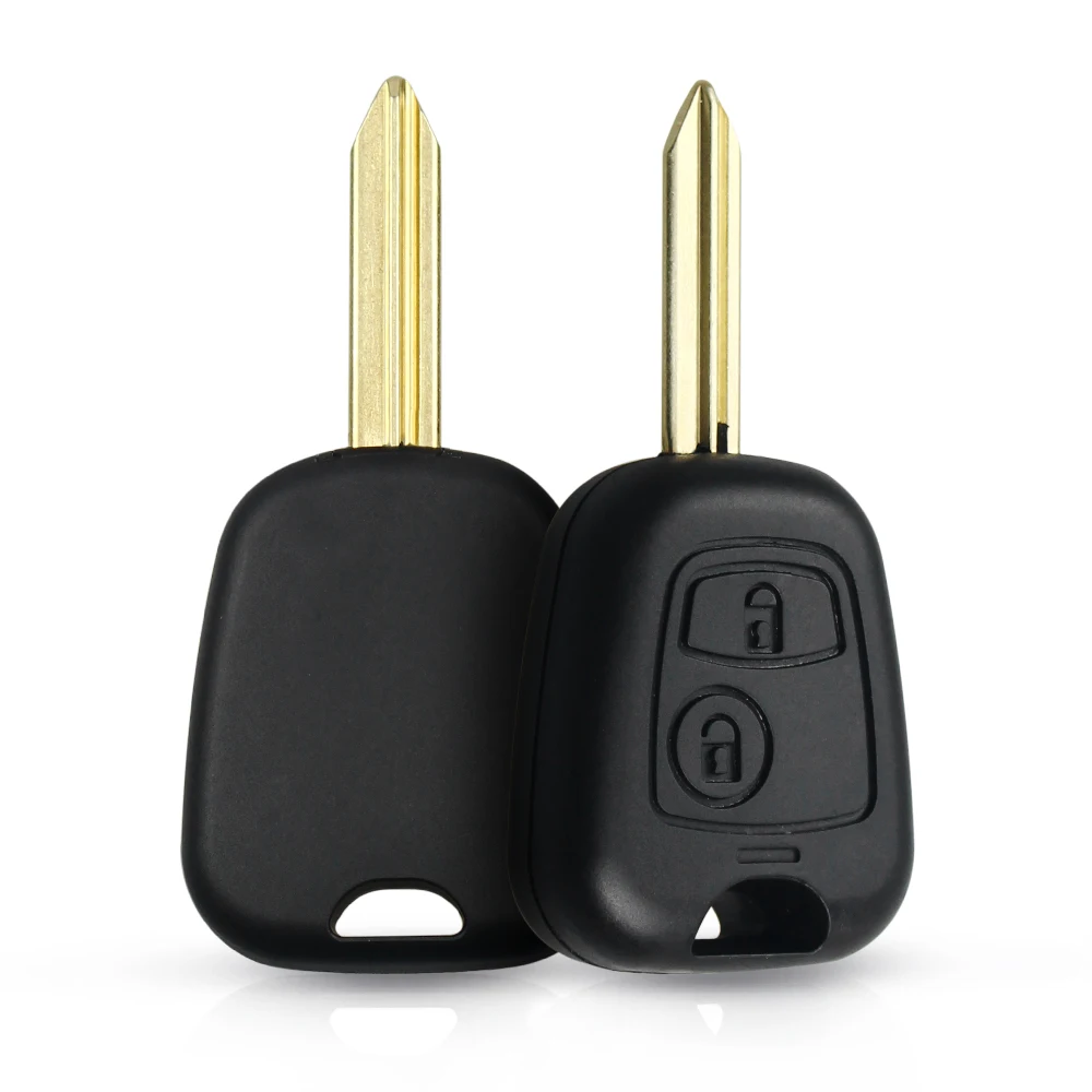 KEYYOU 2 кнопки дистанционного ключа флип Брелок чехол для автомобиля Peugeot Partner Expert