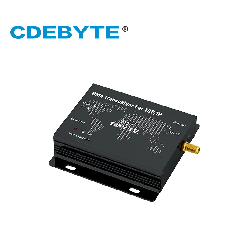 RJ45 Ethernet New LoRa SX1268 30dBm 1W 433MHz TCP UDP Serial Port Wireless Transceiver Modem E90-DTU(400SL30-ETH)