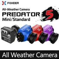 foxeer predator v5 fpv camera racing drone mini camera16943 palntsc switchable super wdr osd 4ms latency upgarded predatorv4
