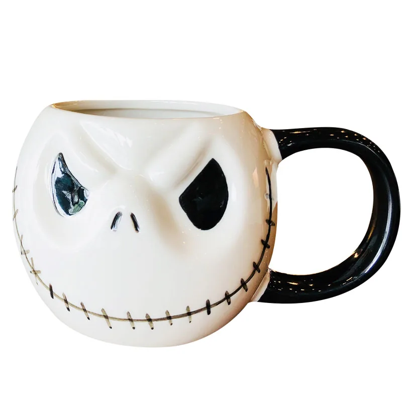 Креативная кружка в виде скелета Рождественская тематика страшная душа