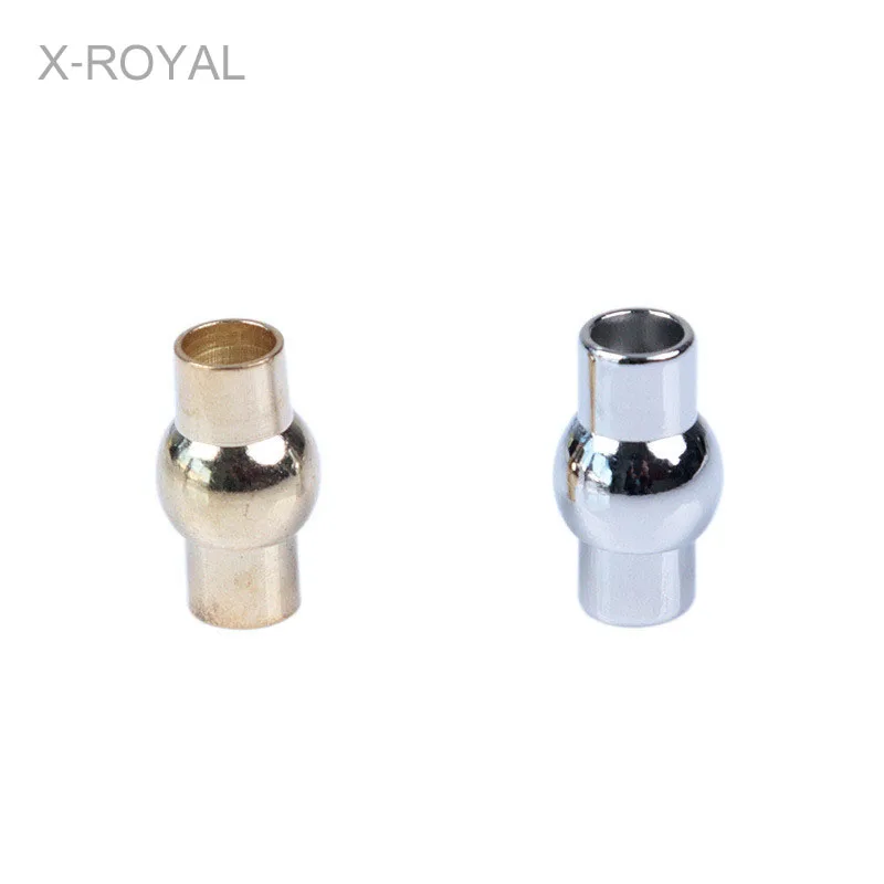 X-ROYAL 10 шт./лот сильные магнитные замочки и разъемы круглые светодиодные лампы светодиодные Подходит диаметр 2/3/4/5/6/7/8/9 мм круглый кожаный шнур DIY украшения браслетрукоделие