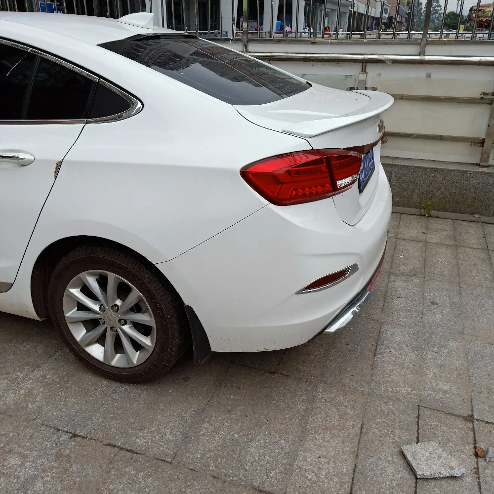 Для Chevrolet спойлер Cruze 2017 2019 ABS материал для автомобильного заднего крыла грунтовка