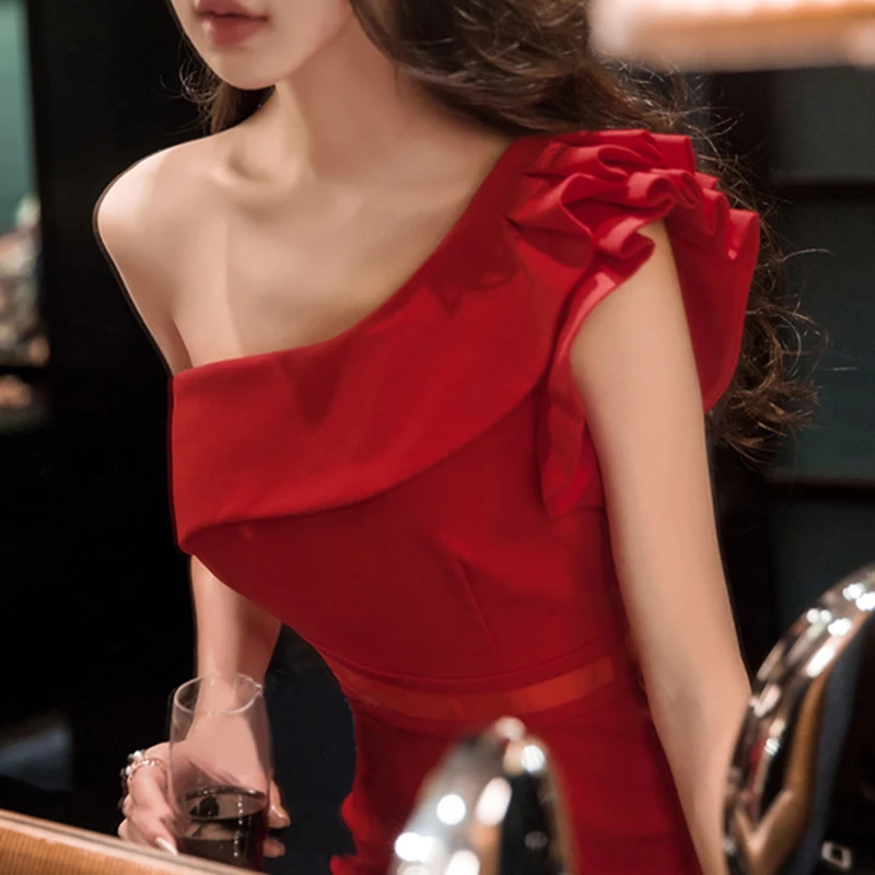 Новое красное черное сексуальное короткое платье-футляр длиной 100 см для девушек