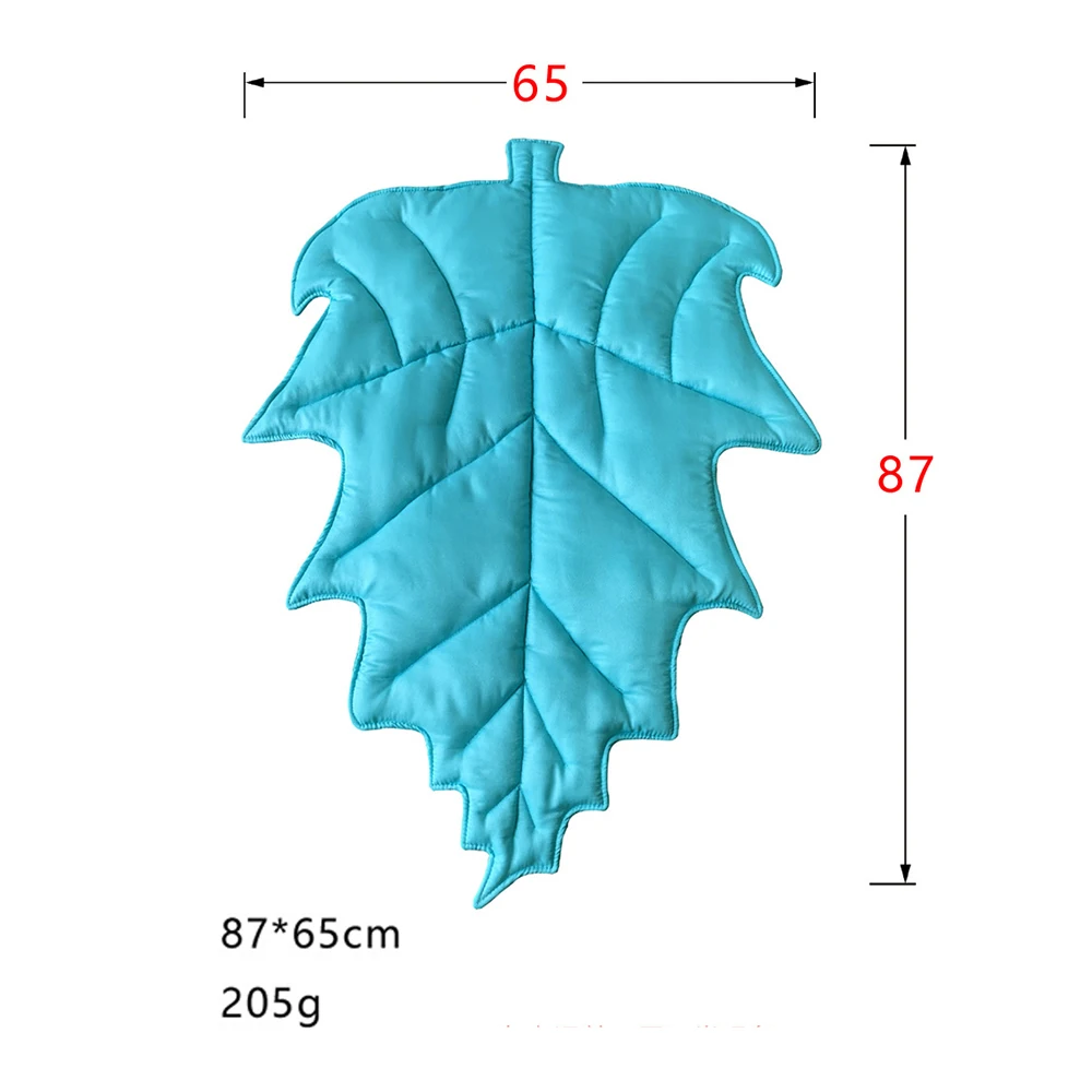 Коврик в форме листа детский игровой для палатки новорожденных неправильный