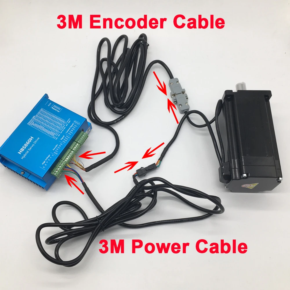 Бесплатная доставка! Драйвер шагового двигателя с замкнутым контуром Nema34 400 нм 86