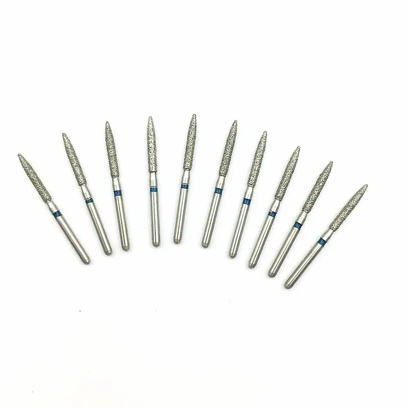 10 шт. стоматологических алмазных боров (высокая Скорость Бур средней Стоматолог