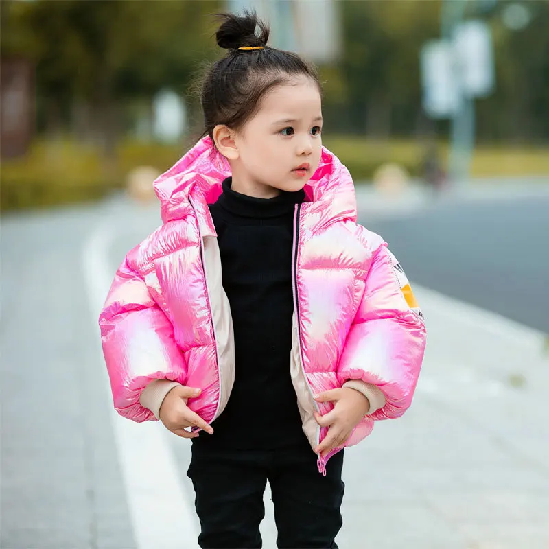 Одежда для девочек детская пуховая куртка Мужская и женская хлопковая одежда