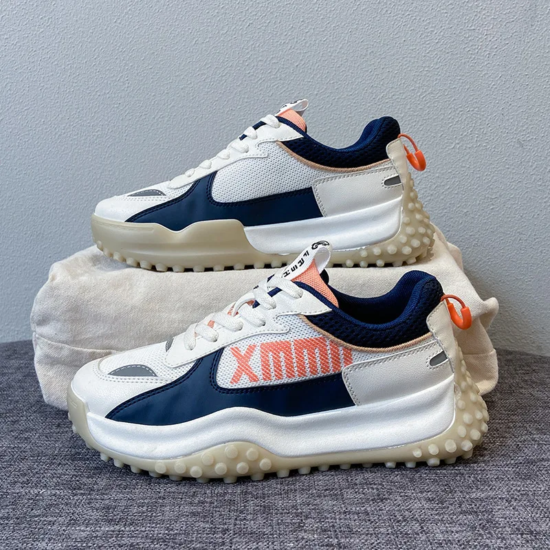 

Unisex Spring 2022 New Women Platform Shoes Fashion Sneakers Woman Mesh Breathable Casual Loafers Plus Size Ladies Female Shoes