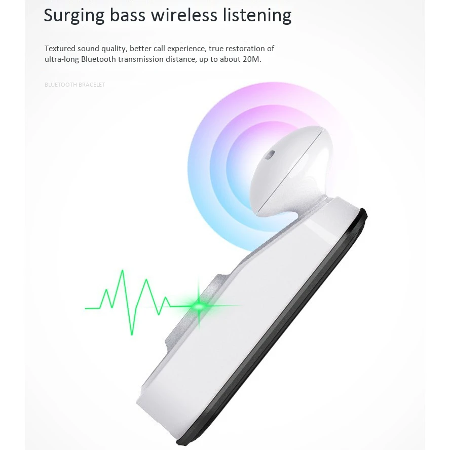 Смарт-браслет AMS-Call Color Sn два в одном отдельный сердечный ритм и ответ на вызов
