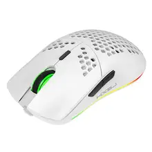 T66 2.4GHz Wireless Optical Mouse Gamer New Game Wireless Mice With USB Receiver Mause RGB Light Suitable For PC Gaming Laptops