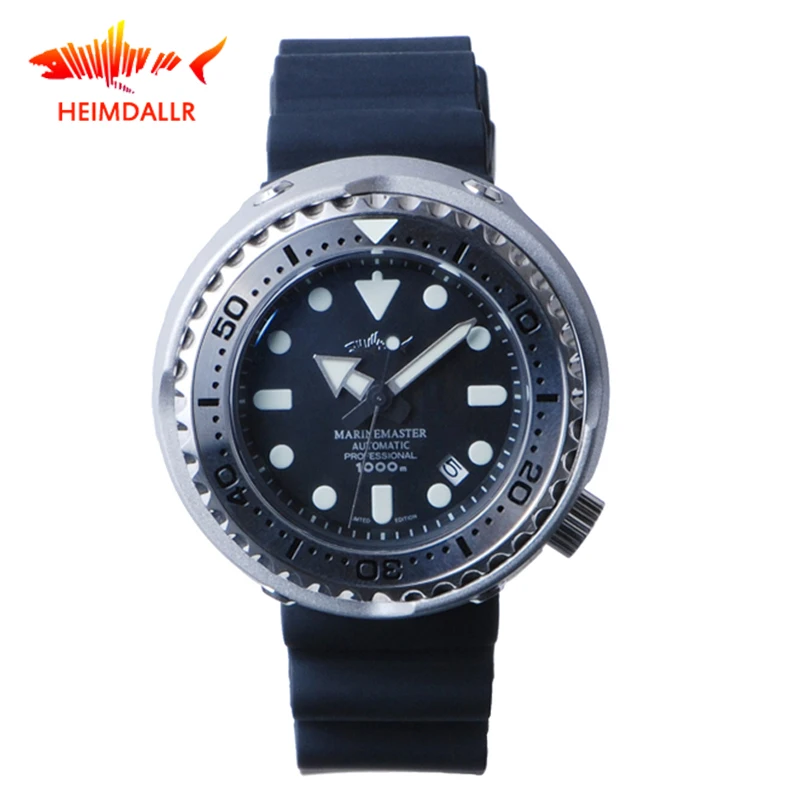 

HEIMDALLR Tuna Diver Watch Sapphire Crystal 1000m Waterproof NH35A Movement Automatic Watches Men's Mechanical Watch