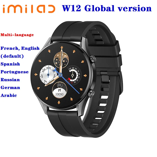 Global Version IMILAB W12 Smart Watch IP68 WaterProof 1.32 inch screen 15day Battery Life 330mAh multi-language For Android IOS
Global Version IMILAB W12 Smart Watch IP68 WaterProof 1.32 inch screen 15day Battery Life 330mAh multi-language For Android IOS