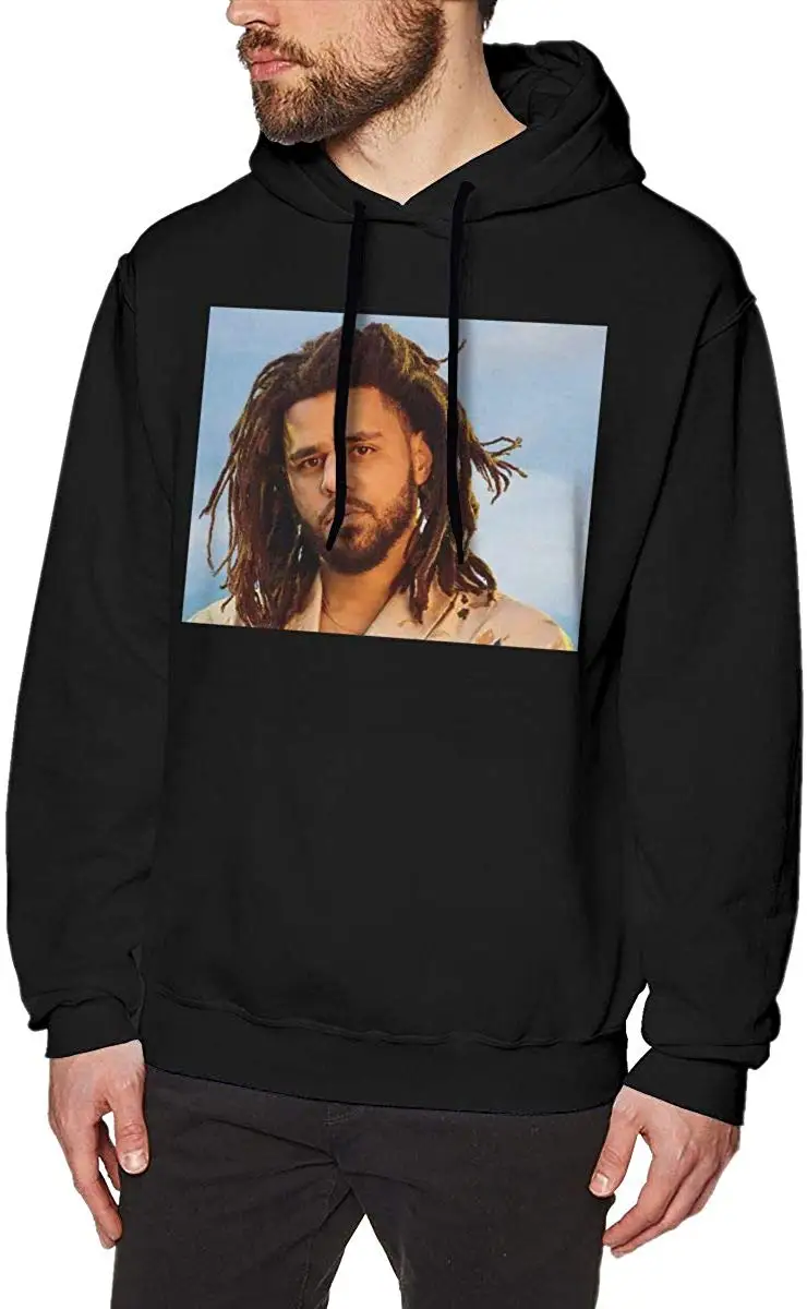 TSDFC J Cole Мужская толстовка с капюшоном черная |